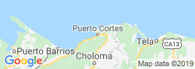 Puerto Cortez map